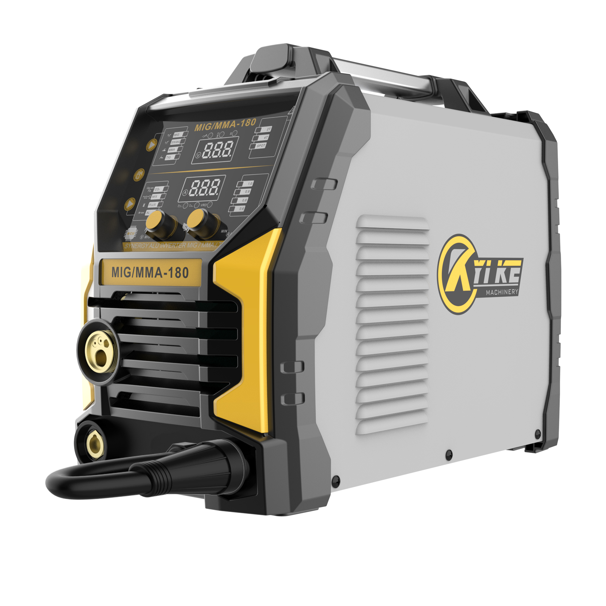 200Amp 110/220V Dual Voltage MIG Welding Machine, 5 in 1 Gas MIG/Flux Core MIG/Spot Welding/Lift TIG/Stick