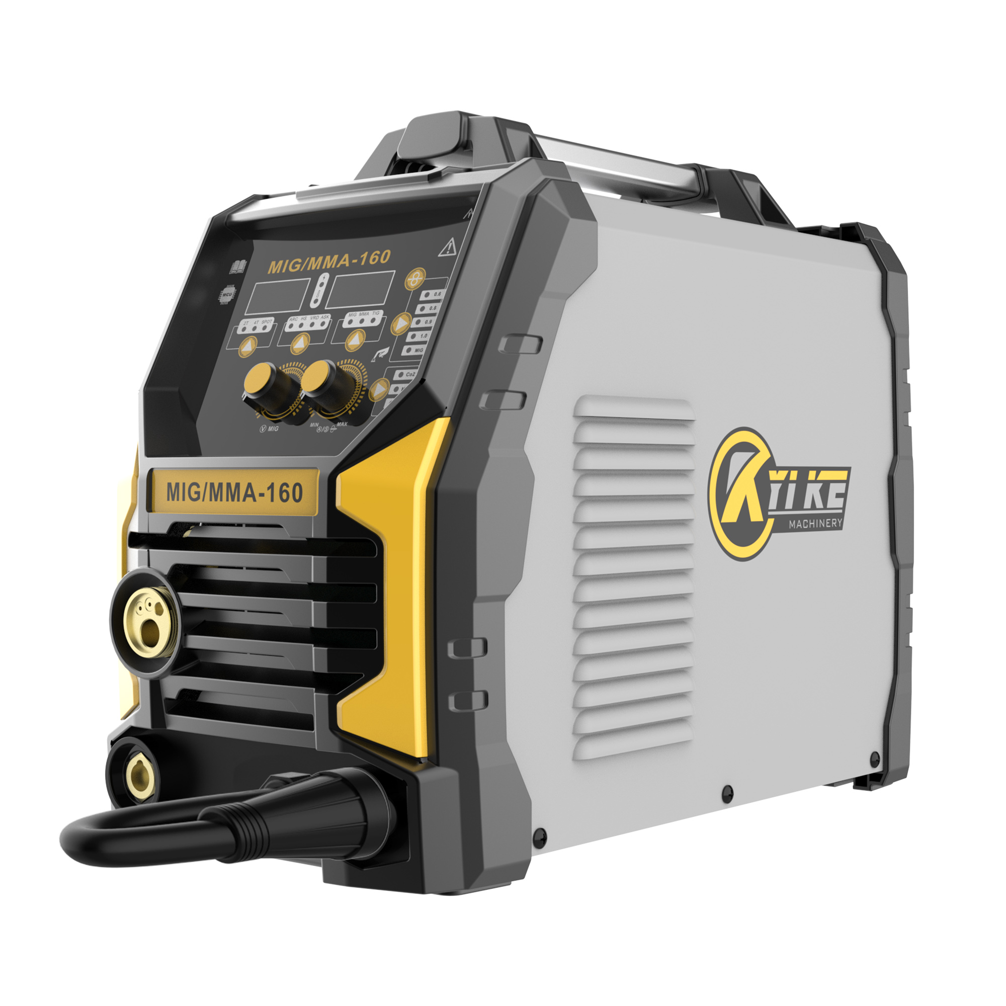 YIKE MIG/MMA-200A 110/220V Dual Voltage MIG Welding Machine, 5 in 1 Gas MIG/Flux Core Weldong/Spot Welding/Lift TIG/Stick Welder
